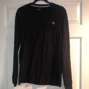 AMERICAN EAGLE Black Long Sleeve Shirt